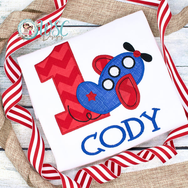 Airplane Birthday Shirt for Boys