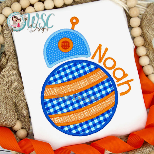Boy Round Robot Shirt with customized name