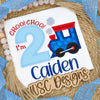 Personalized Train Birthday Shirt
