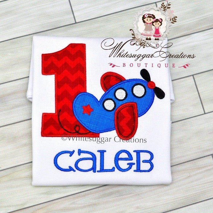 Airplane Birthday Shirt for Boys - WSC-Designs Boutique