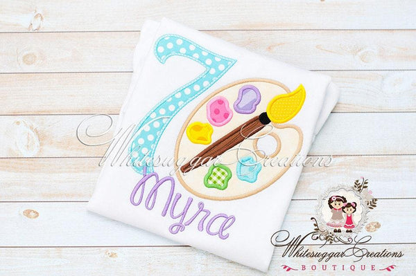 Art Palette Birthday Shirt - WSC-Designs Boutique