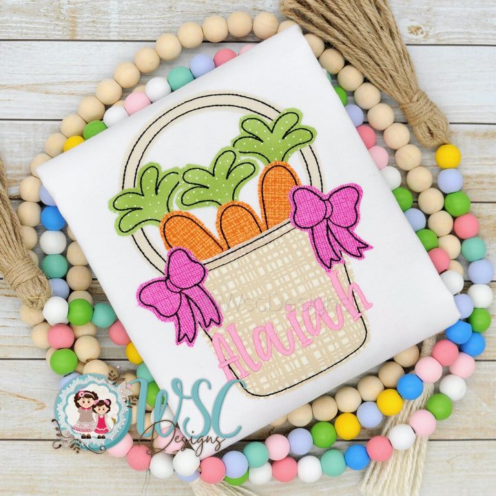 Baby Girl Custom Easter Basket Shirt - WSC-Designs Boutique