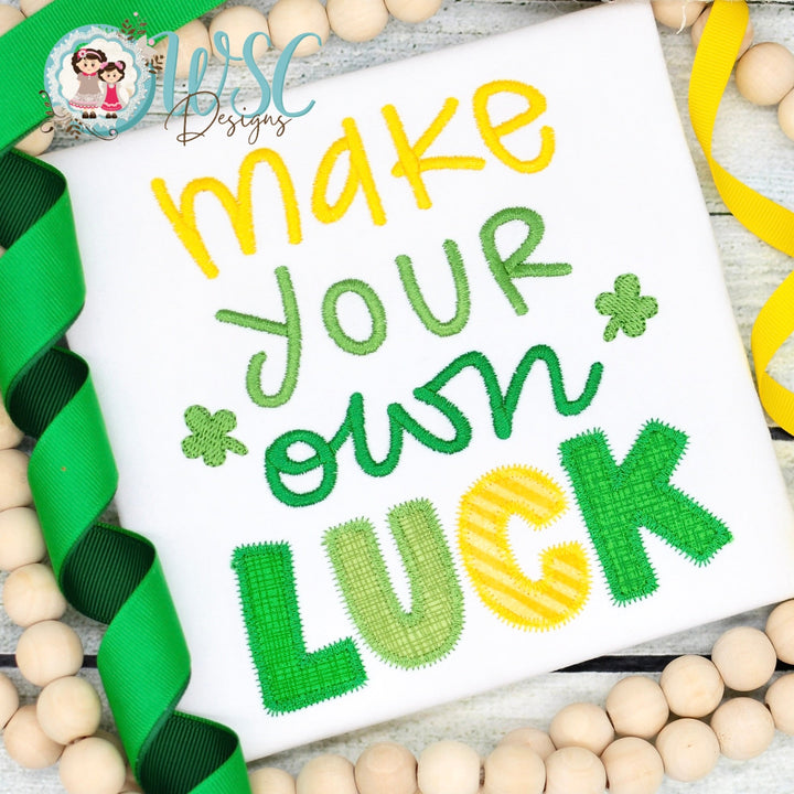 Boys St Patrick Shirt Make Your Own luck Shirt - WSC-Designs Boutique