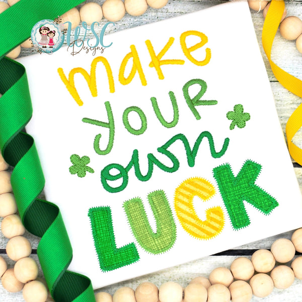 Boys St Patrick Shirt Make Your Own luck Shirt - WSC-Designs Boutique