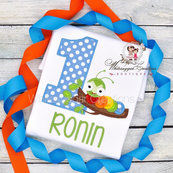 Caterpillar Birthday Shirt for Boys - WSC-Designs Boutique