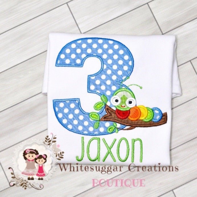 Caterpillar Birthday Shirt for Boys - WSC-Designs Boutique