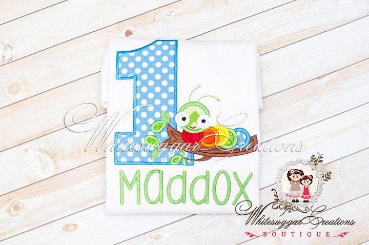 Caterpillar Birthday Shirt for Boys - WSC-Designs Boutique