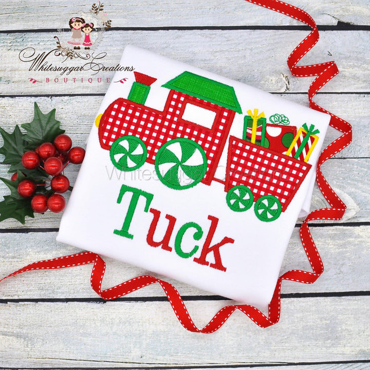 Christmas Train Shirt for Boys - WSC-Designs Boutique