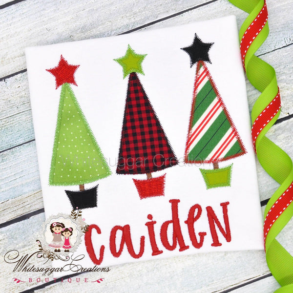 Christmas Tree Trio Shirt for Boys - WSC-Designs Boutique