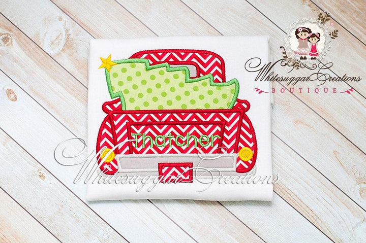 Christmas Truck with Tree Shirt for Boys - WSC-Designs Boutique