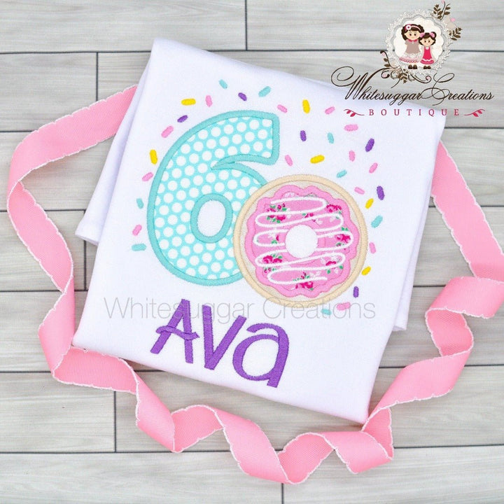 Donut Birthday Shirt for Girls - WSC-Designs Boutique