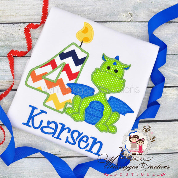 Dragon Birthday Shirt for Boys - WSC-Designs Boutique