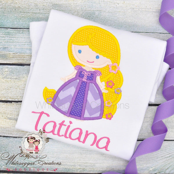 Girl Princess Rapunzel Big Sister Shirt - WSC-Designs Boutique