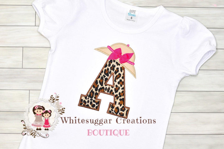 Girl Safari Leopard Shirt - WSC-Designs Boutique