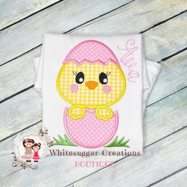 Girls Easter Chick Shirt - WSC-Designs Boutique