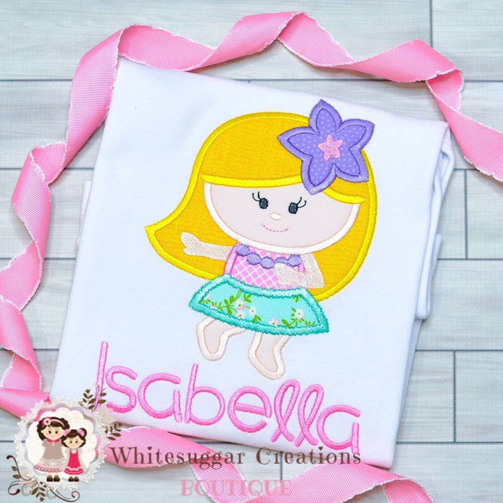 Hula Girl Dancer Shirt, - WSC-Designs Boutique