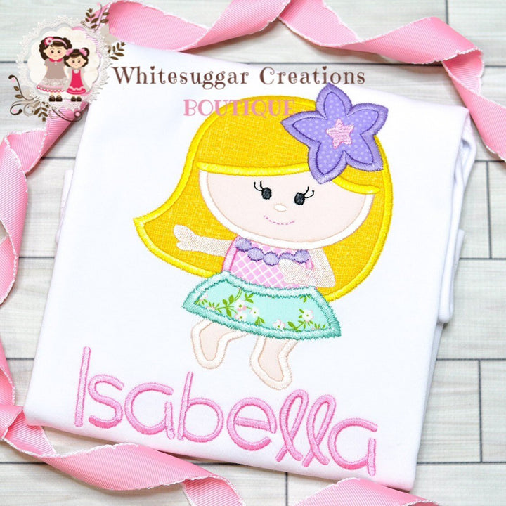 Hula Girl Dancer Shirt, - Wscdesigns