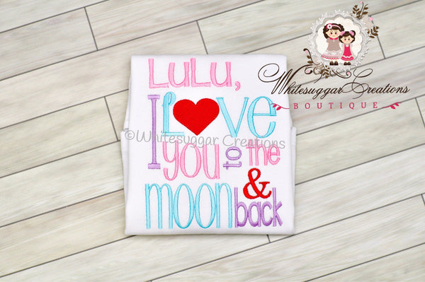 I Love You to the Moon and Back Shirt | Valentine's Day - WSC-Designs Boutique