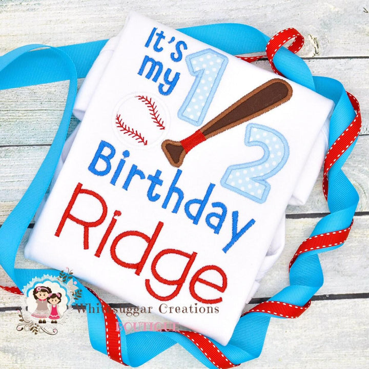 It's My Half Birthday Baseball Shirt - WSC-Designs Boutique