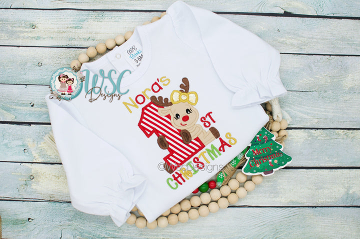My first Christmas Outfit for girls - WSC-Designs Boutique