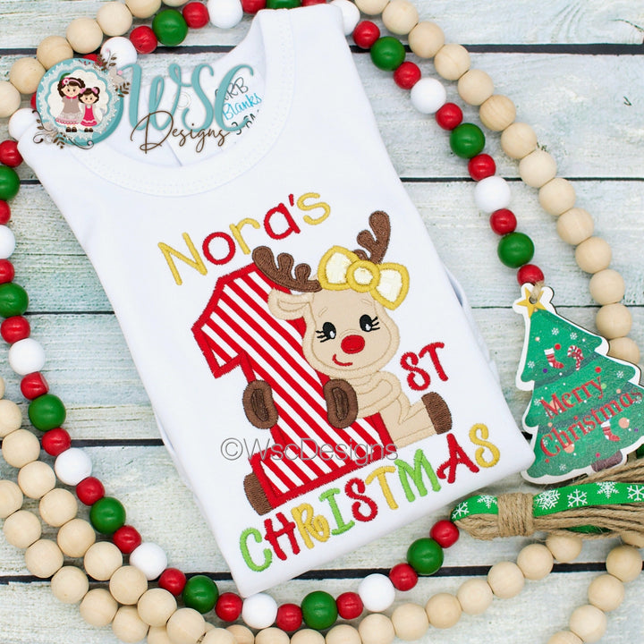 My first Christmas Outfit for girls - WSC-Designs Boutique