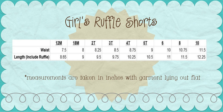New! Pink/Purple/Red Gingham Ruffle Shorts for Girls - Add on - WSC-Designs Boutique