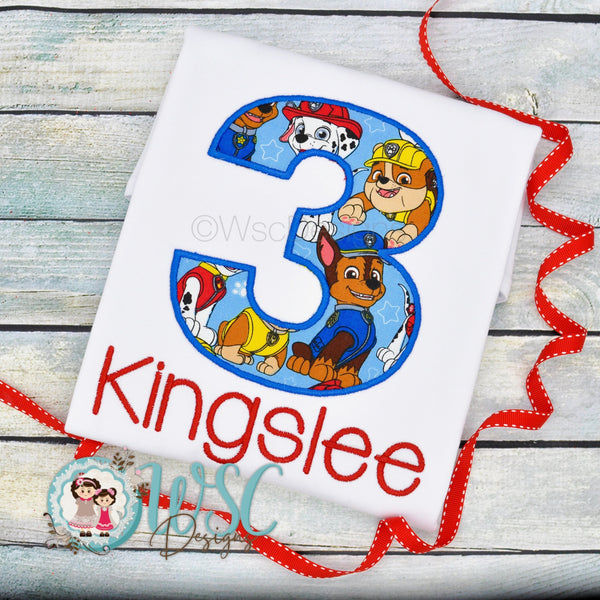 Personalized Puppy Birthday Shirt - WSC-Designs Boutique