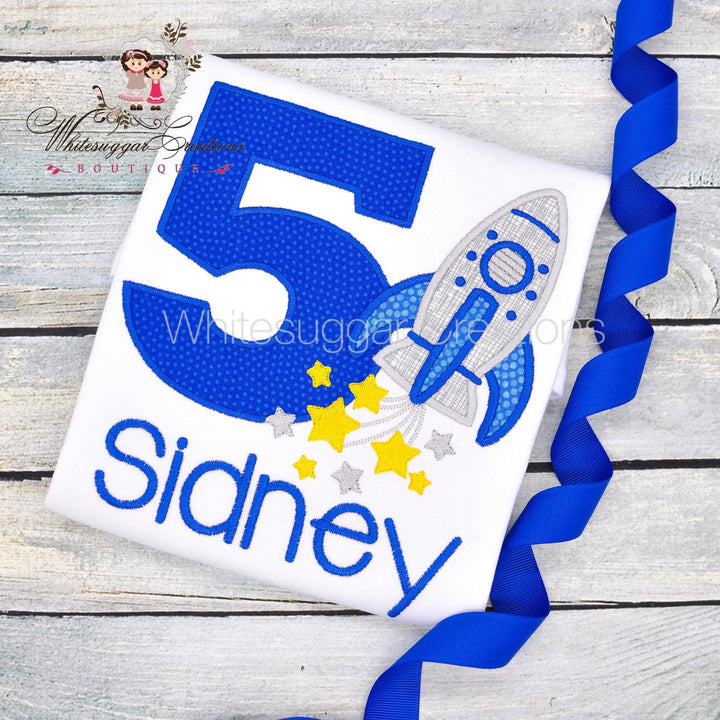 Rocket Birthday Shirt for Boys - WSC-Designs Boutique